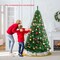 5/6 Feet Artificial PVC Hinged Christmas Tree with Solid Metal Stand